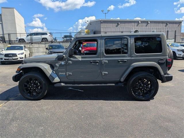 used 2021 Jeep Wrangler Unlimited 4xe car, priced at $27,638