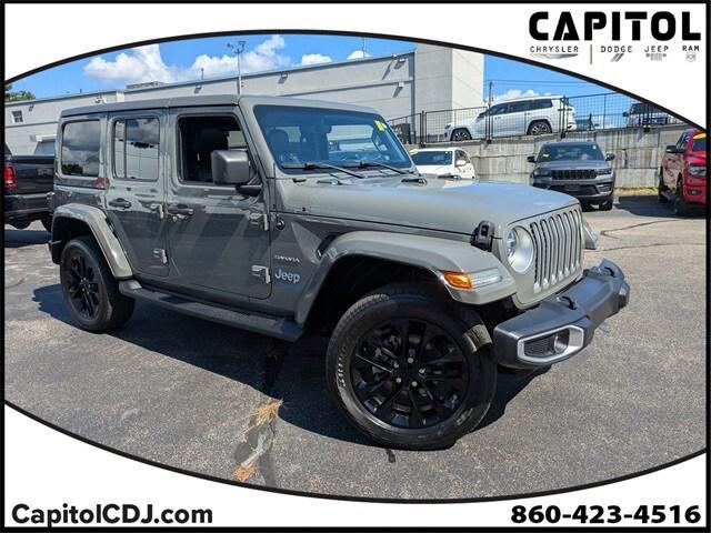 used 2021 Jeep Wrangler Unlimited 4xe car, priced at $27,638
