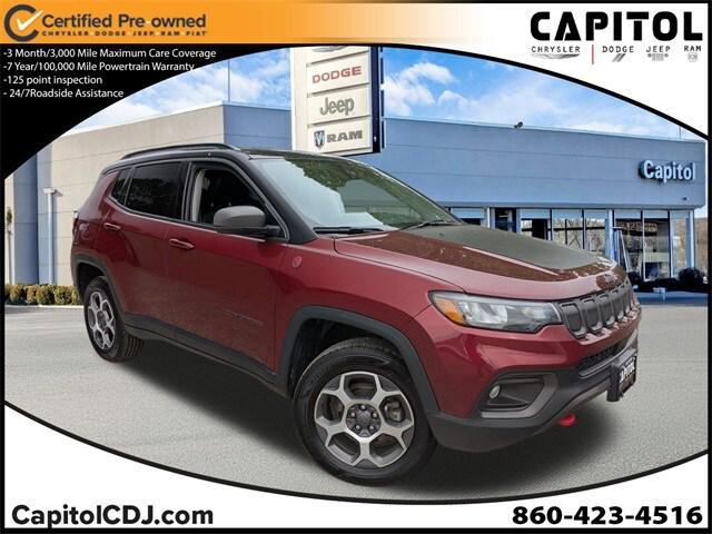 used 2022 Jeep Compass car, priced at $21,999