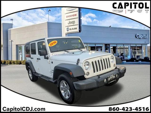 used 2016 Jeep Wrangler Unlimited car, priced at $15,681