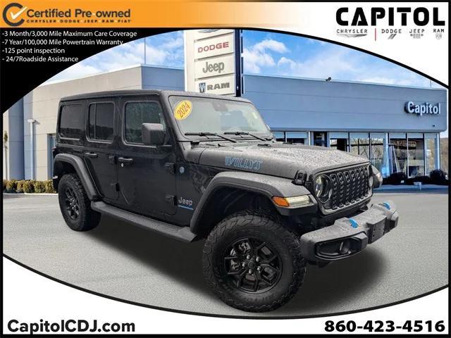 used 2024 Jeep Wrangler 4xe car, priced at $35,999