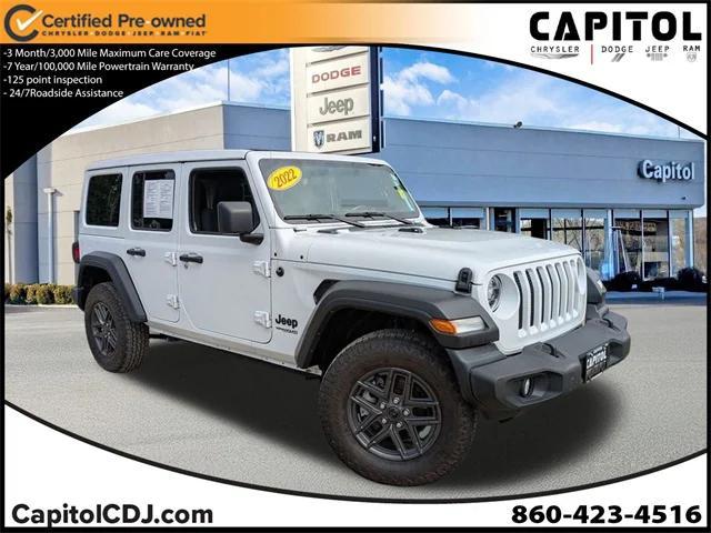 used 2022 Jeep Wrangler Unlimited car, priced at $30,473