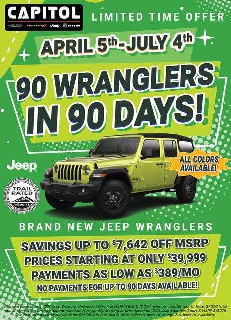 new 2024 Jeep Wrangler 4xe car, priced at $54,749