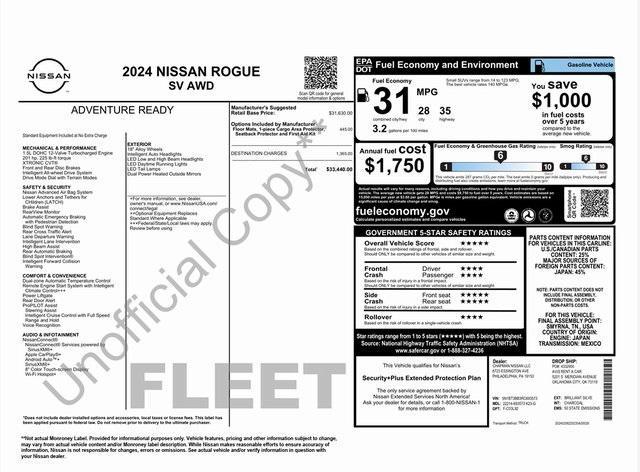 used 2024 Nissan Rogue car, priced at $19,988