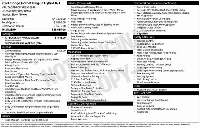 used 2024 Dodge Hornet car, priced at $21,741