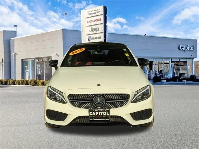 used 2018 Mercedes-Benz C-Class car, priced at $24,800