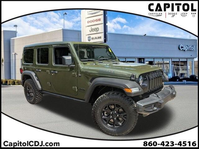 used 2022 Jeep Wrangler car, priced at $31,674