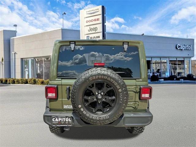 used 2022 Jeep Wrangler car, priced at $31,674