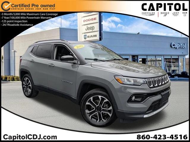 used 2022 Jeep Compass car, priced at $21,498