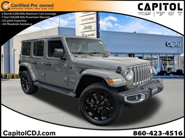used 2021 Jeep Wrangler Unlimited 4xe car, priced at $33,400