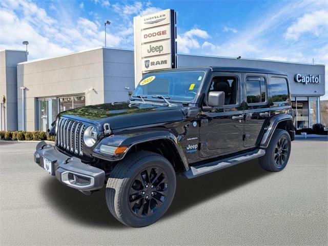 used 2021 Jeep Wrangler Unlimited 4xe car, priced at $24,583