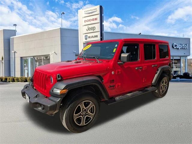 used 2021 Jeep Wrangler Unlimited car, priced at $29,284