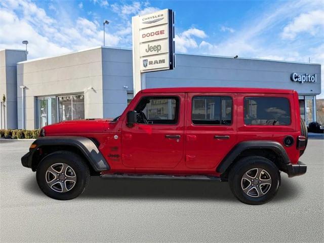 used 2021 Jeep Wrangler Unlimited car, priced at $29,284