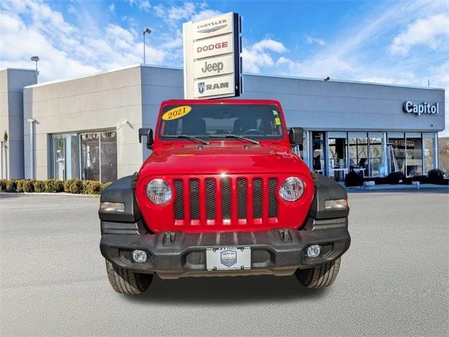used 2021 Jeep Wrangler Unlimited car, priced at $29,284