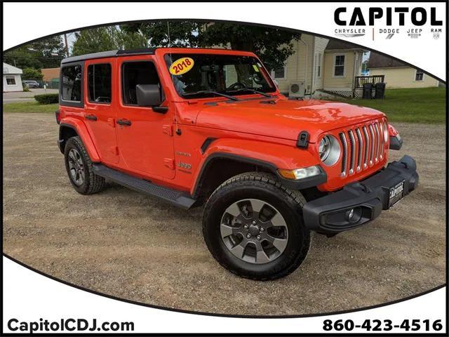 used 2018 Jeep Wrangler Unlimited car, priced at $25,730