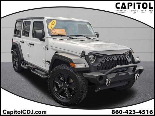 used 2021 Jeep Wrangler Unlimited car, priced at $32,499