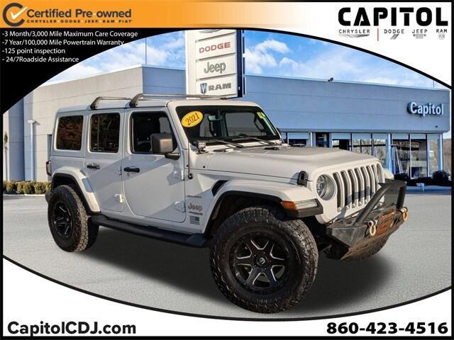 used 2021 Jeep Wrangler Unlimited car, priced at $30,924