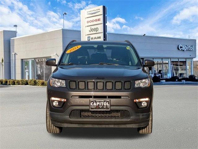 used 2021 Jeep Compass car, priced at $18,999