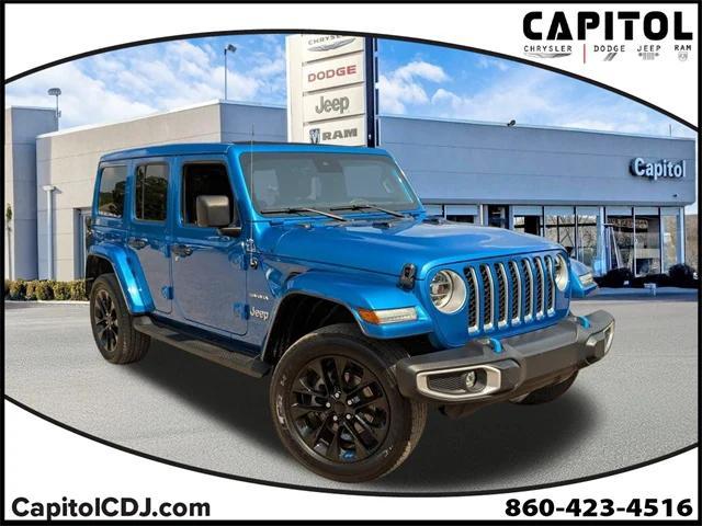 used 2022 Jeep Wrangler Unlimited 4xe car, priced at $32,999