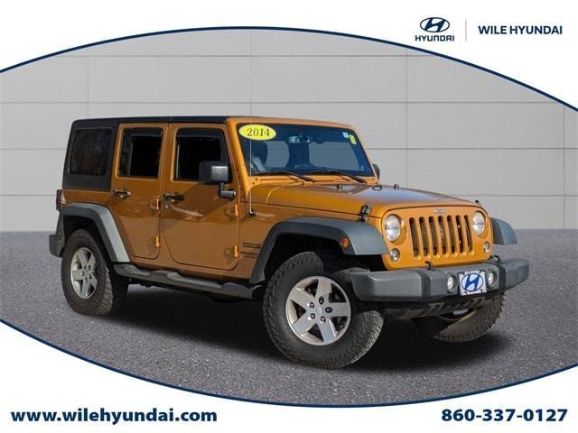 used 2014 Jeep Wrangler Unlimited car, priced at $18,324