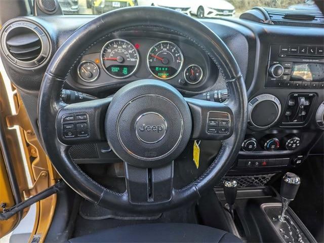 used 2014 Jeep Wrangler Unlimited car, priced at $18,488