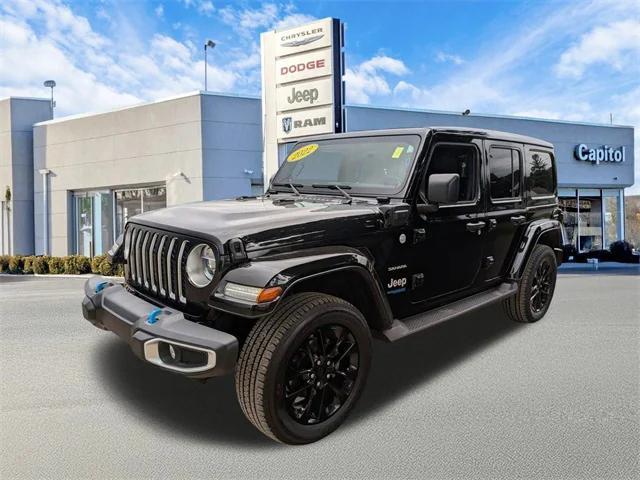 used 2022 Jeep Wrangler Unlimited 4xe car, priced at $35,663