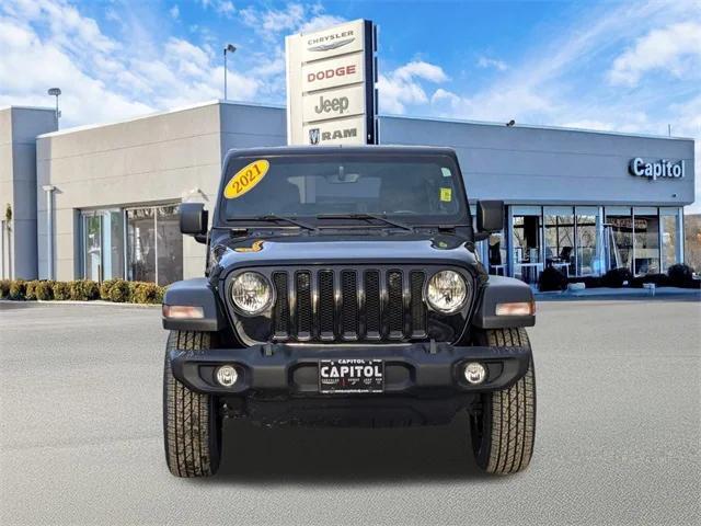 used 2021 Jeep Wrangler Unlimited car, priced at $29,569