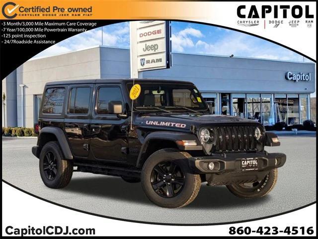 used 2021 Jeep Wrangler Unlimited car, priced at $29,569