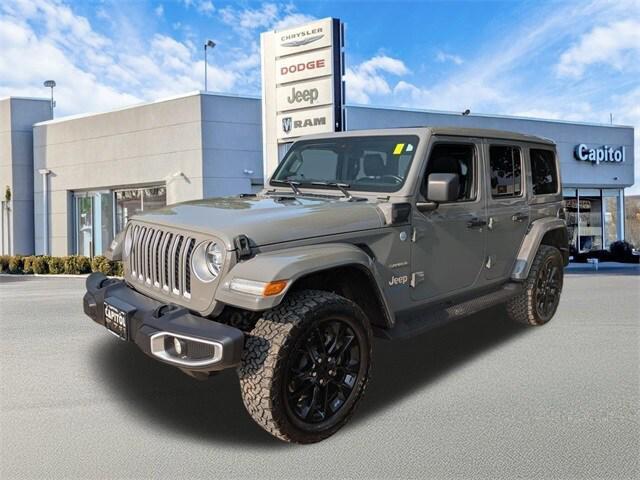 used 2021 Jeep Wrangler Unlimited 4xe car, priced at $34,999
