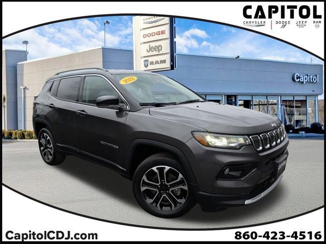 used 2022 Jeep Compass car, priced at $24,998