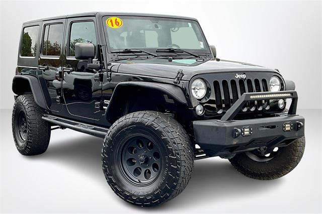 used 2016 Jeep Wrangler Unlimited car, priced at $23,000