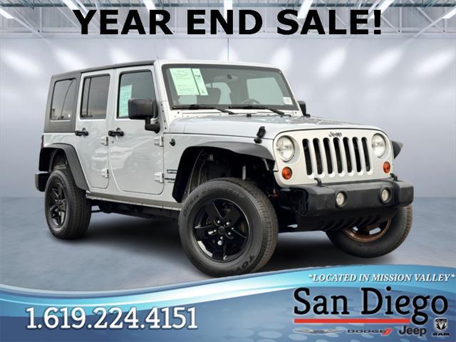 used 2010 Jeep Wrangler Unlimited car, priced at $10,990