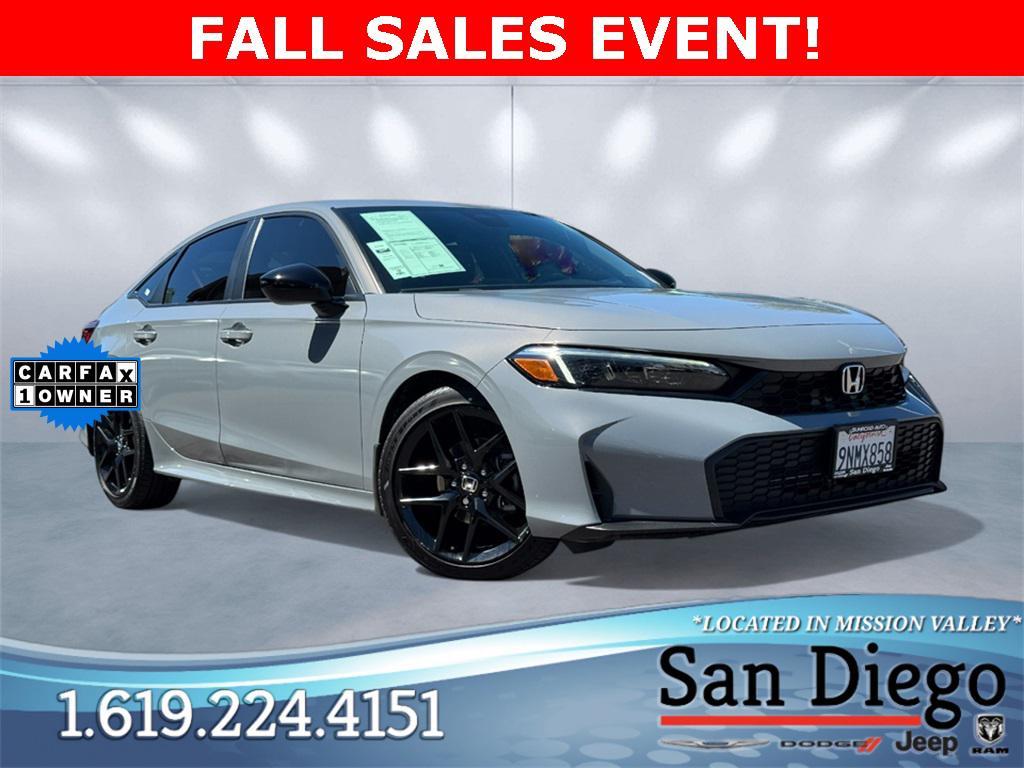 used 2025 Honda Civic car, priced at $25,553