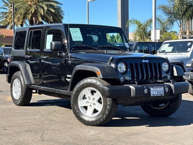 used 2017 Jeep Wrangler Unlimited car, priced at $21,990