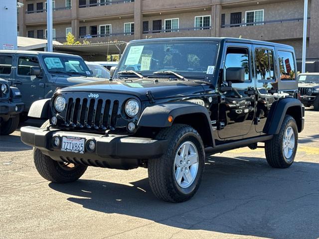 used 2017 Jeep Wrangler Unlimited car, priced at $21,990