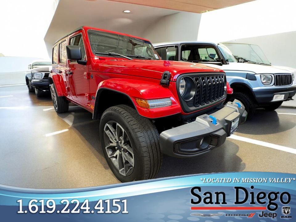 used 2024 Jeep Wrangler 4xe car, priced at $33,989
