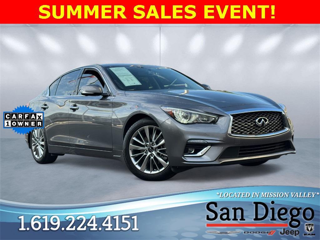 used 2022 INFINITI Q50 car, priced at $28,776