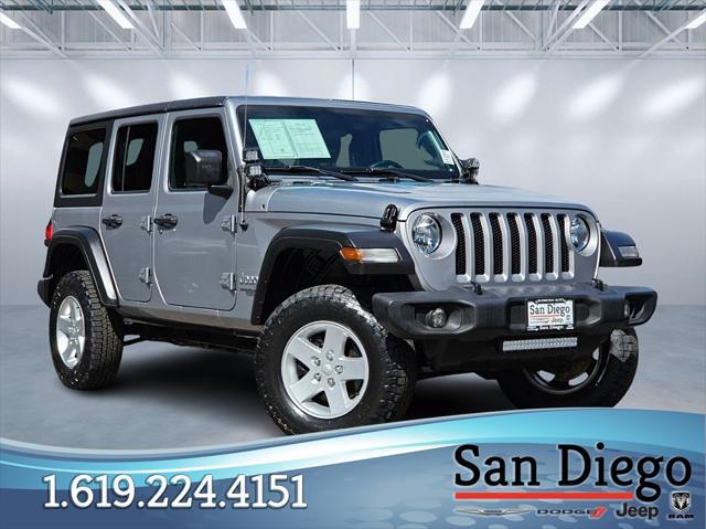 used 2020 Jeep Wrangler Unlimited car, priced at $26,525