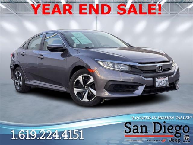 used 2016 Honda Civic car, priced at $13,756