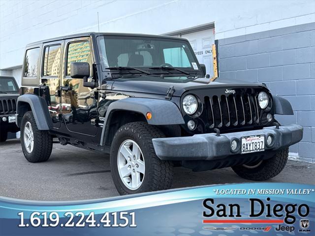 used 2017 Jeep Wrangler Unlimited car, priced at $23,444