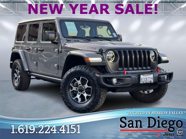 used 2021 Jeep Wrangler Unlimited car, priced at $36,444