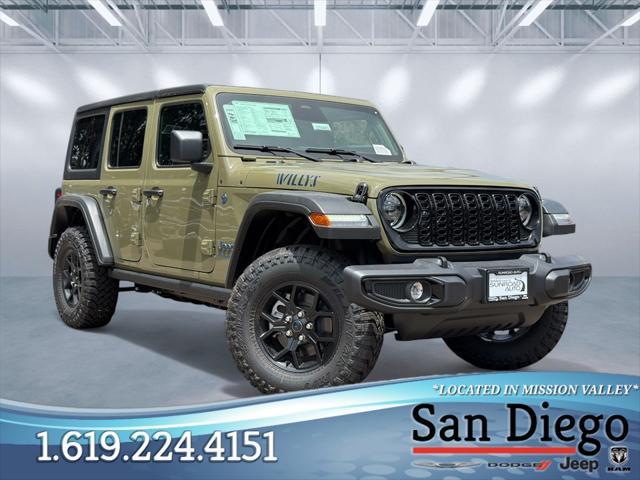 new 2025 Jeep Wrangler 4xe car, priced at $52,925