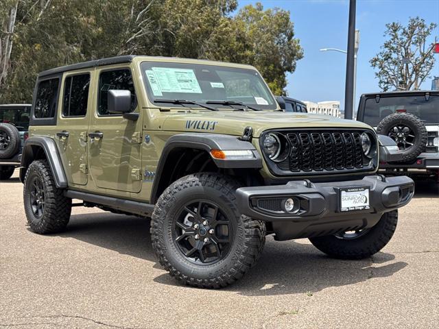 new 2025 Jeep Wrangler 4xe car, priced at $52,925