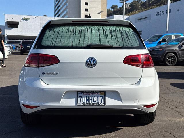 used 2016 Volkswagen e-Golf car, priced at $12,925