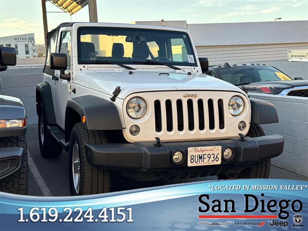 used 2017 Jeep Wrangler car, priced at $20,773