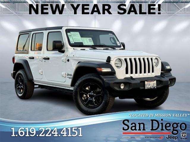 used 2021 Jeep Wrangler Unlimited car, priced at $25,990