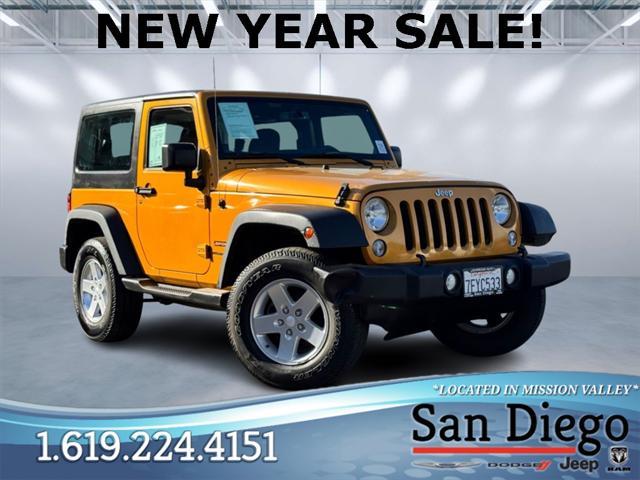 used 2014 Jeep Wrangler car, priced at $17,997