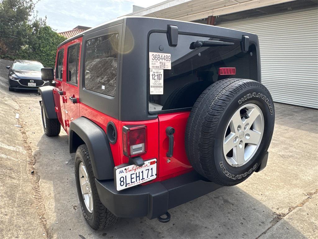 used 2017 Jeep Wrangler Unlimited car, priced at $20,000