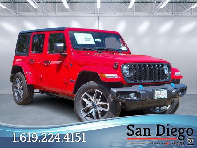 new 2024 Jeep Wrangler 4xe car, priced at $46,424