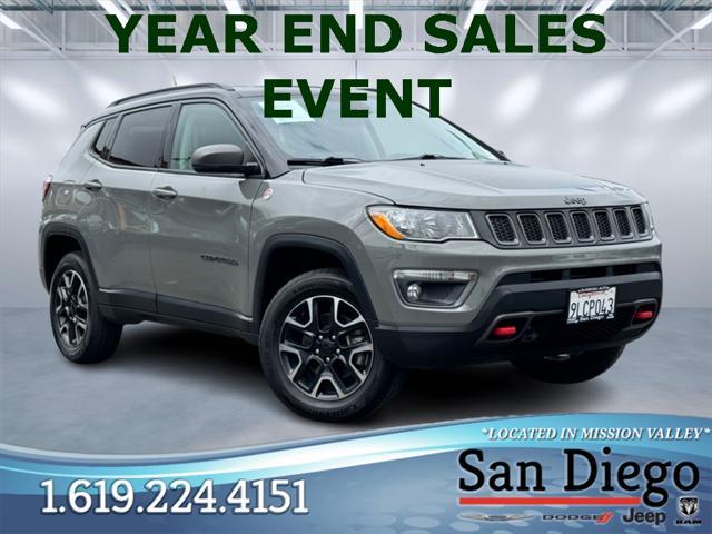 used 2021 Jeep Compass car, priced at $17,777